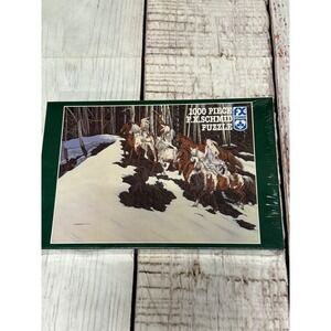 FX Schmid Phantom Patrol Puzzle‎ 1000 Piece Judy Larson Western Horses